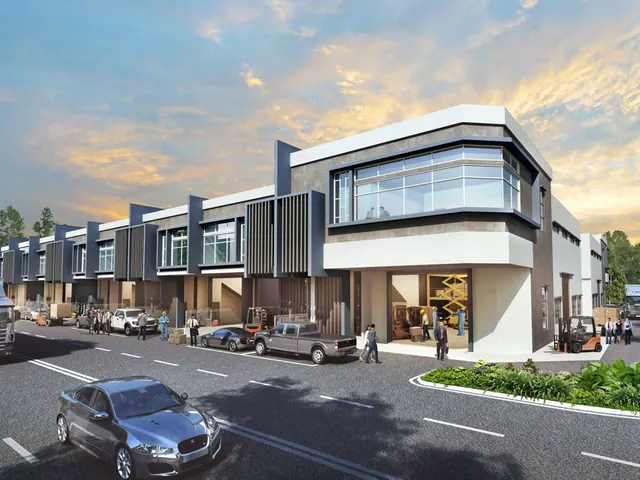 Overview render of the Desa 88 industrial park.